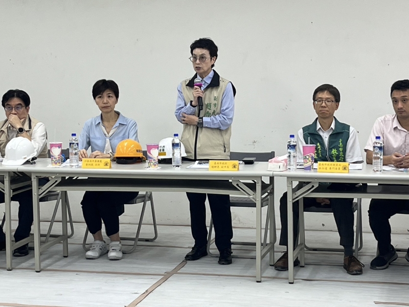 臺南首座K-12市立雙語學校即將誕生 趙卿惠副市長視察沙崙高中新設校工程 市府：確保如期如質完工 力拼114學年度招生