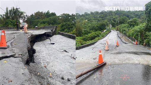 嚇！台南路面隔2月再坍塌掏空50米...劈開「裂縫大可吞人」急封閉