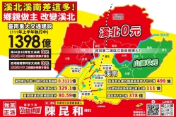 立委選戰交鋒　立委參選人陳昆和競總籲請郭國文團隊交5年成績單勿說謊模糊焦點