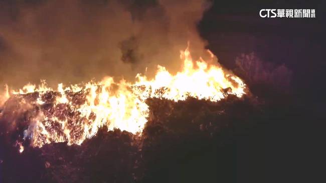 後壁「大量廢棄物暫置區」火警　從晚間燒到白天釀空污