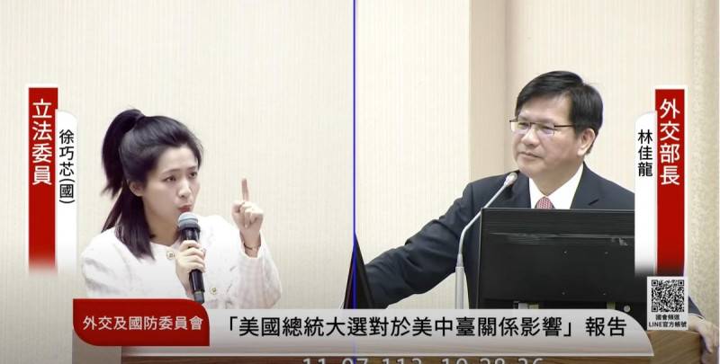 林佳龍認了「40萬可恃民力」是美國要求 外交部：主要說明我方加強自我防衛意願　　