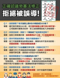 勞基法修法爭議未平 王定宇一張圖說明「真實是什麼？」