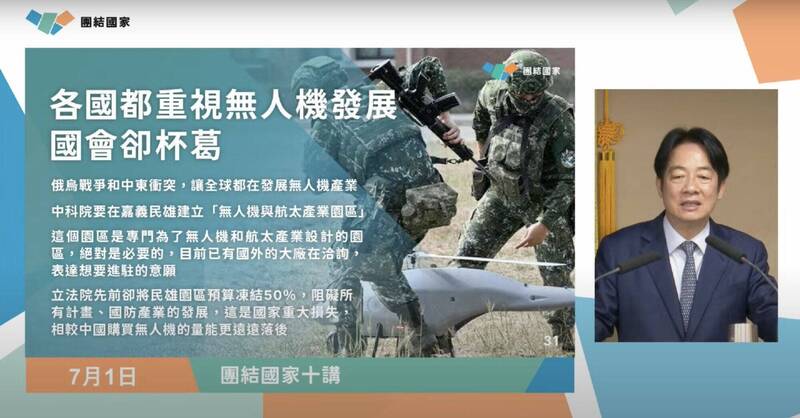 挨批刪國防預算 民眾黨反嗆：賴總統在同胞裡找敵人