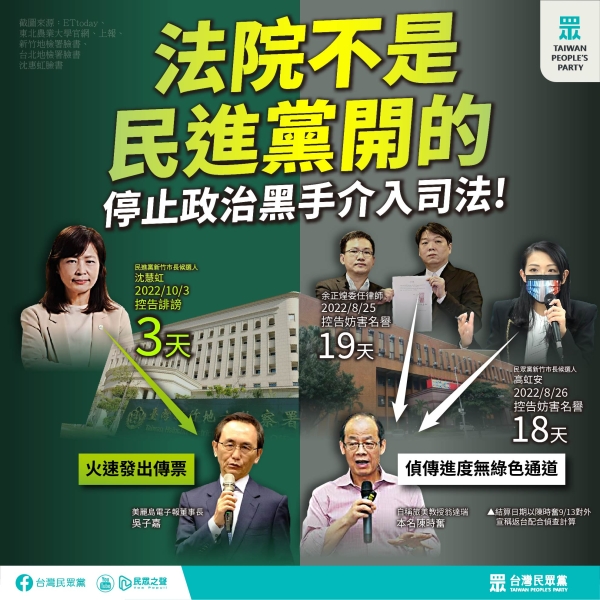 民眾黨:為了選舉，民進黨什麼事情都做得出來。